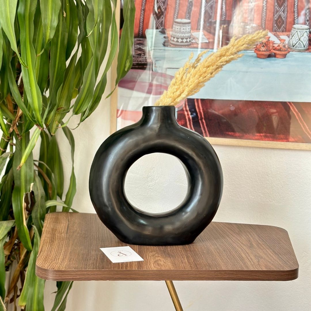 Vase artisanal Tafoukt grand mat