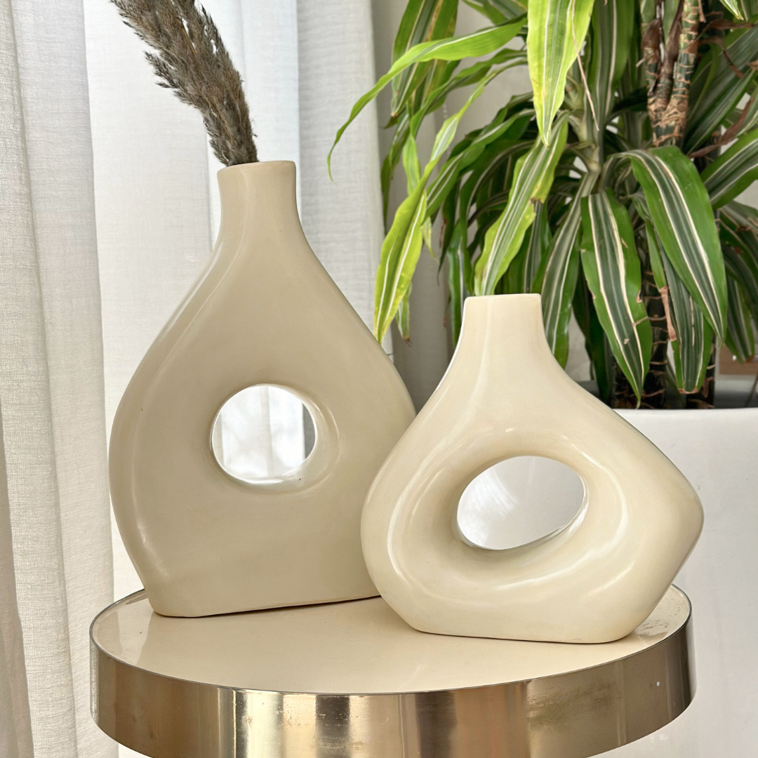 Vase Amaynou crème