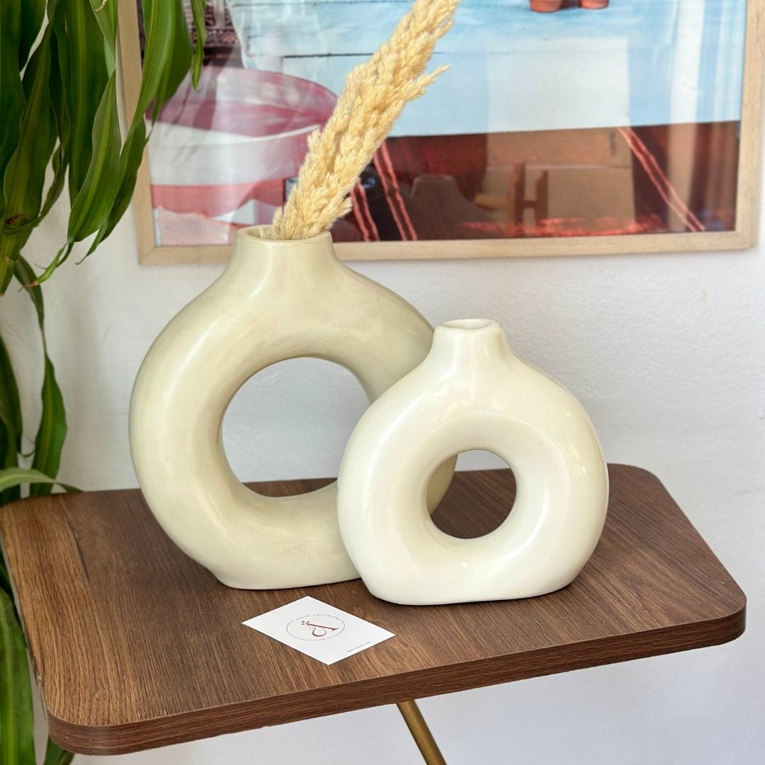 Vase artisanal Tafoukt grand mat