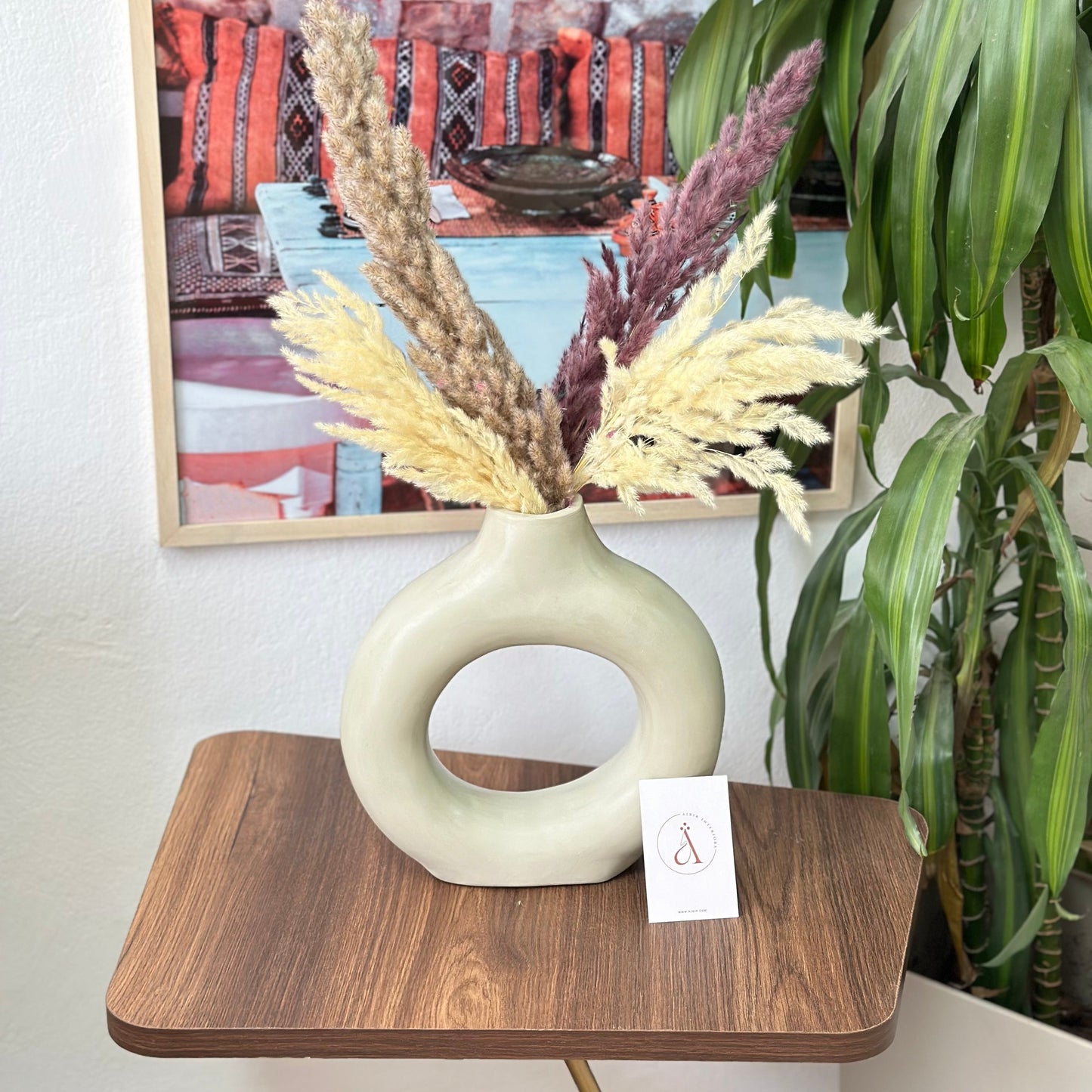 Vase artisanal Tafoukt grand mat