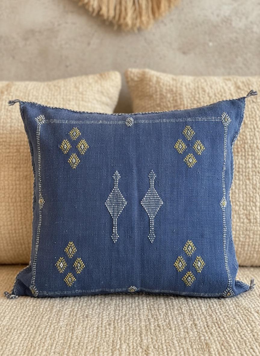 Indigo Amazigh Pillow 50x50cm
