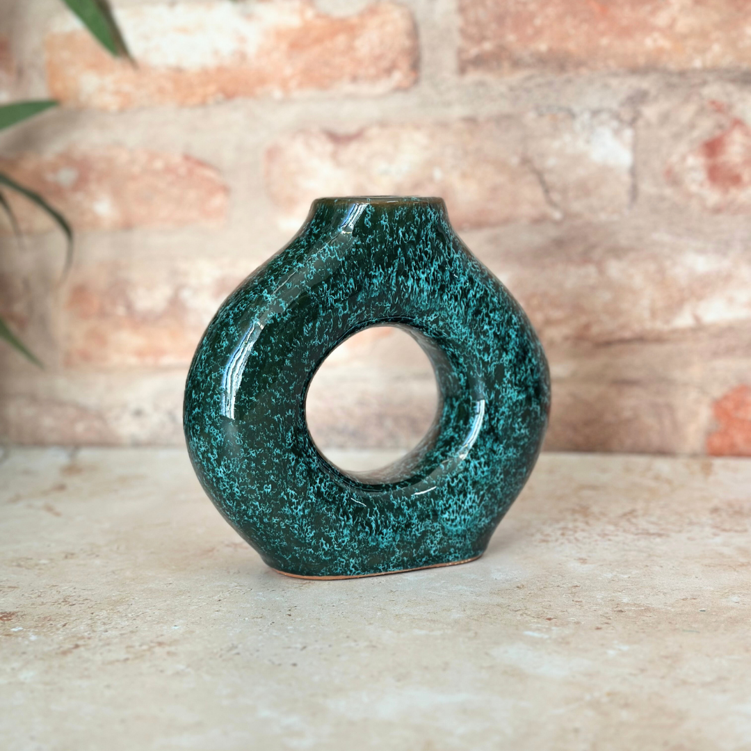 Vase artisanal Tafoukt vernis petit