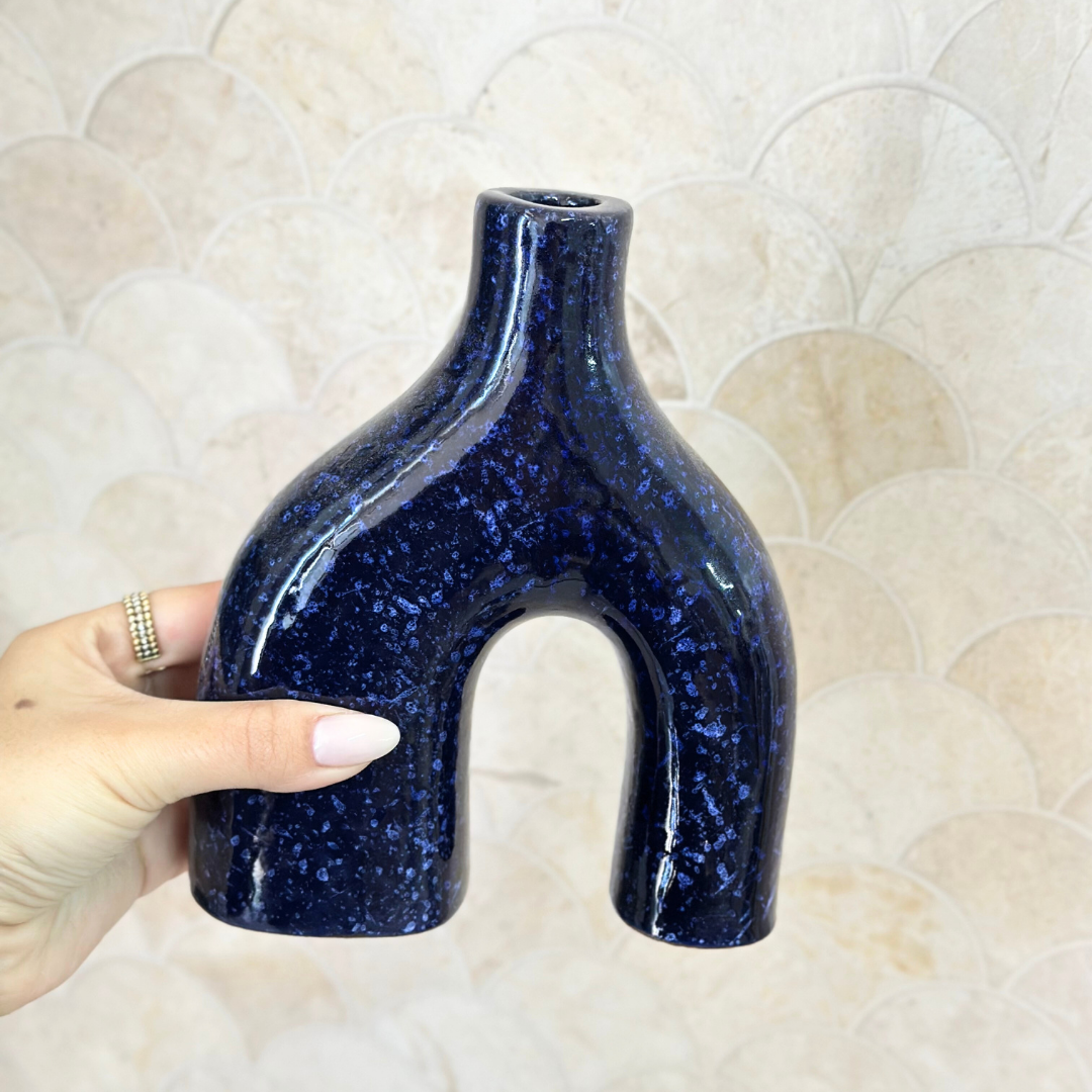 Vase Azul mini vernis uni