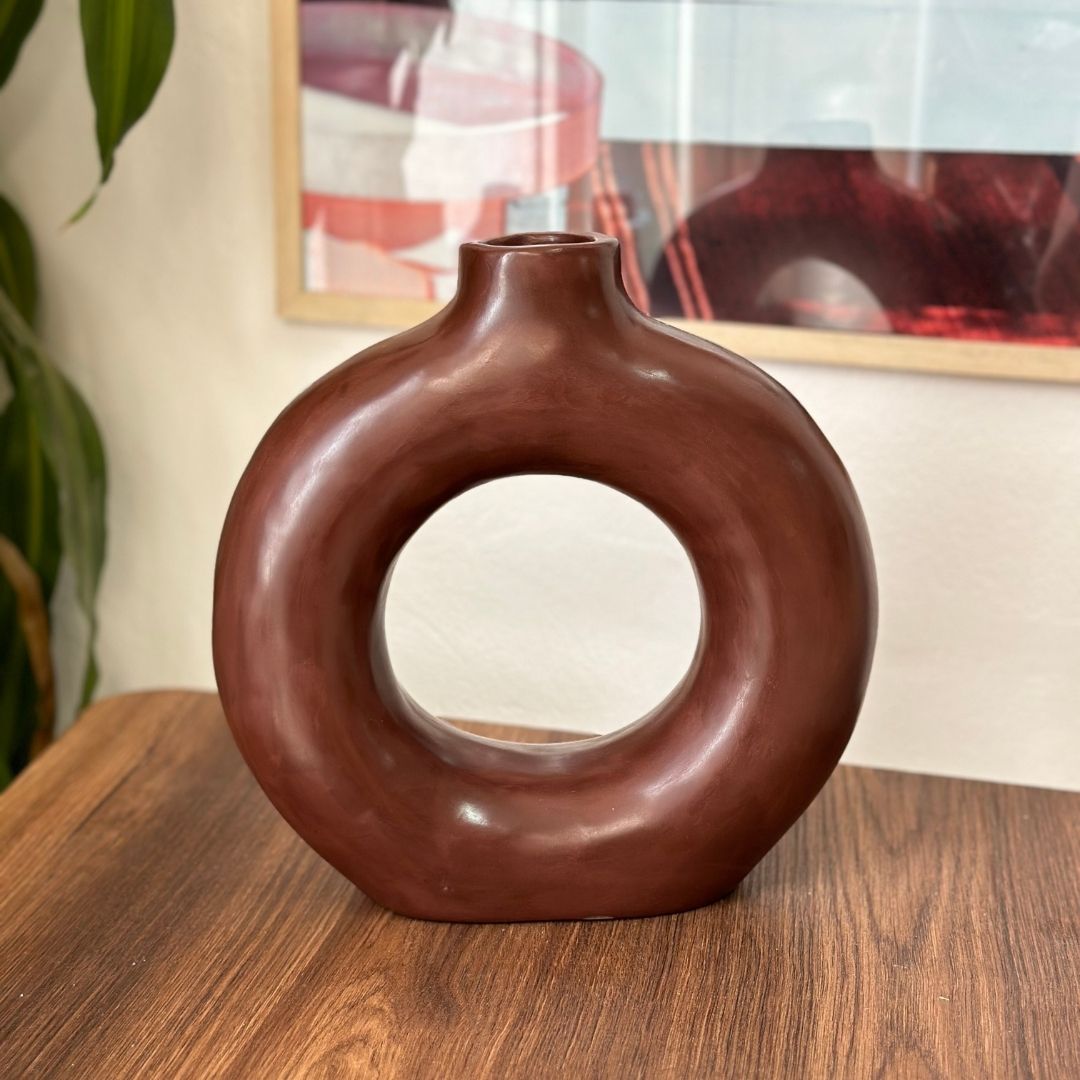 Vase artisanal Tafoukt grand mat