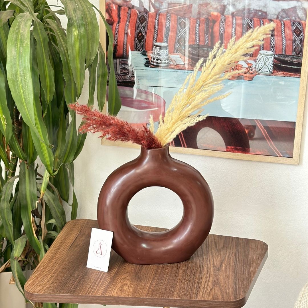 Vase artisanal Tafoukt grand mat