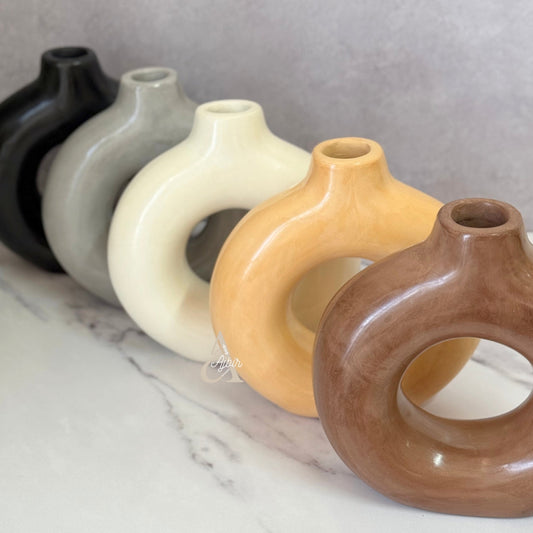 Vase artisanal Tafoukt moyen mat