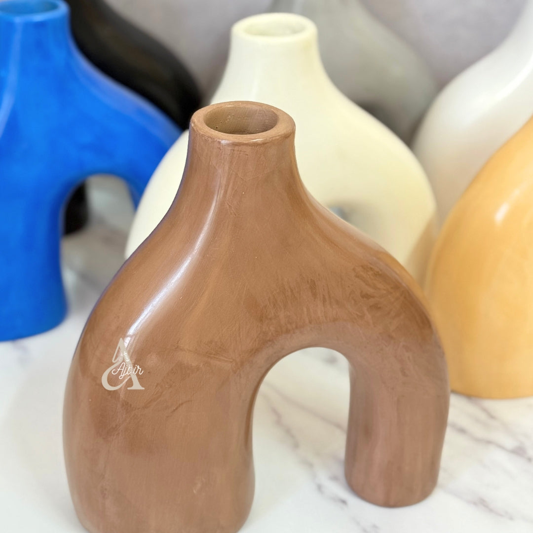 Vase artisanal Azul mat
