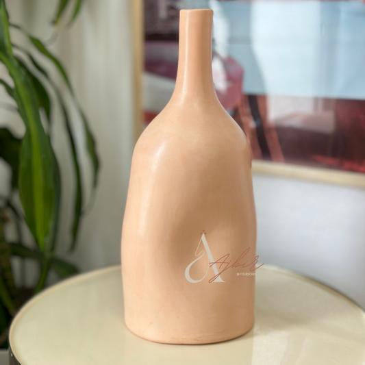 Vase artisanal bouteille nude grand