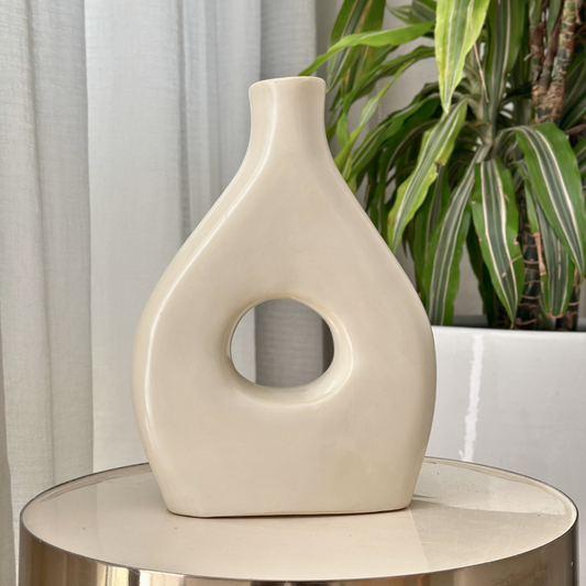 Vase Amaynou crème