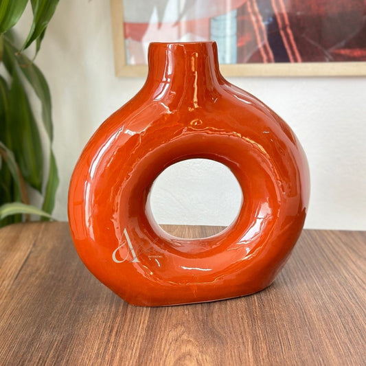 Vase Tafoukt rouge tomette