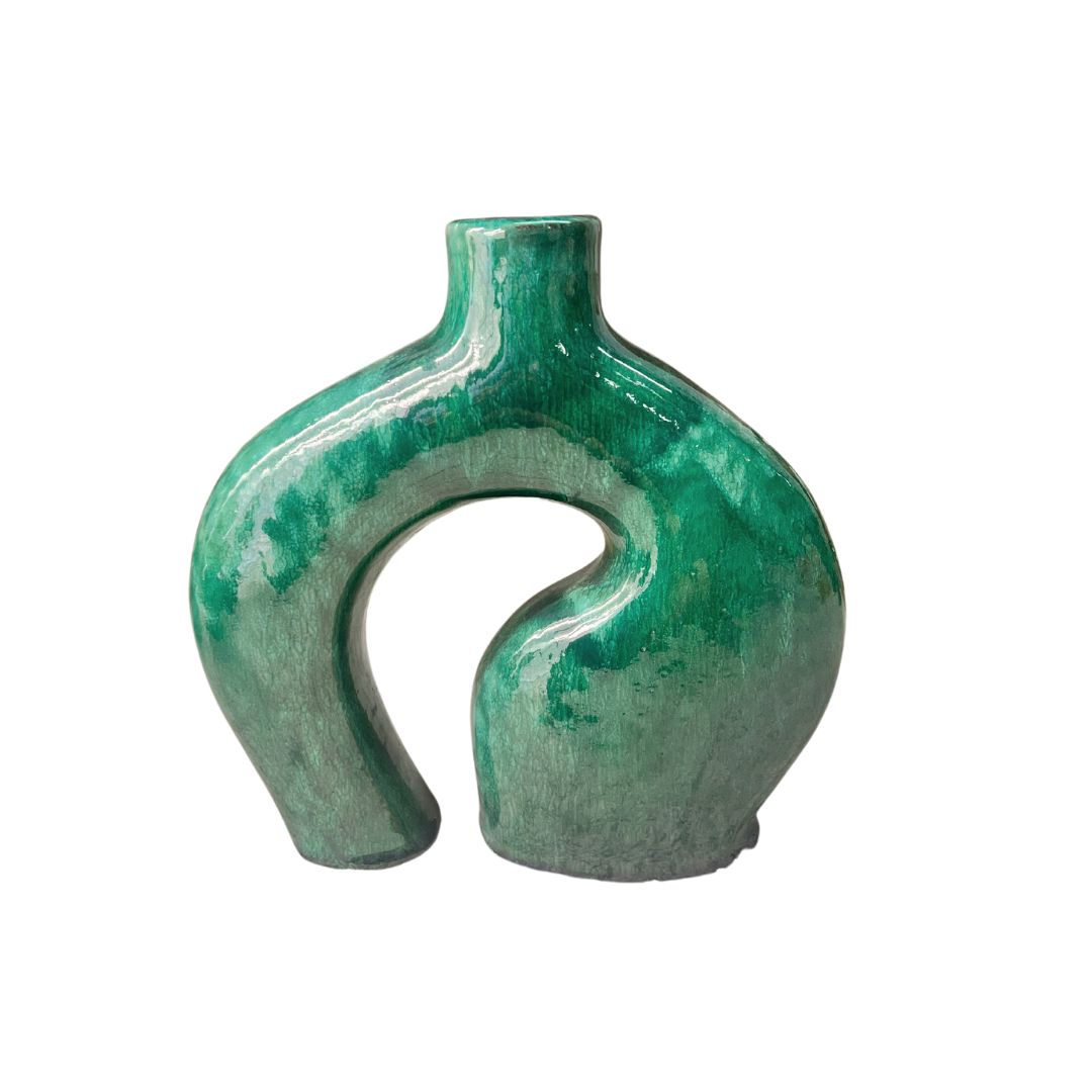 Vase artisanal Atlas vernis