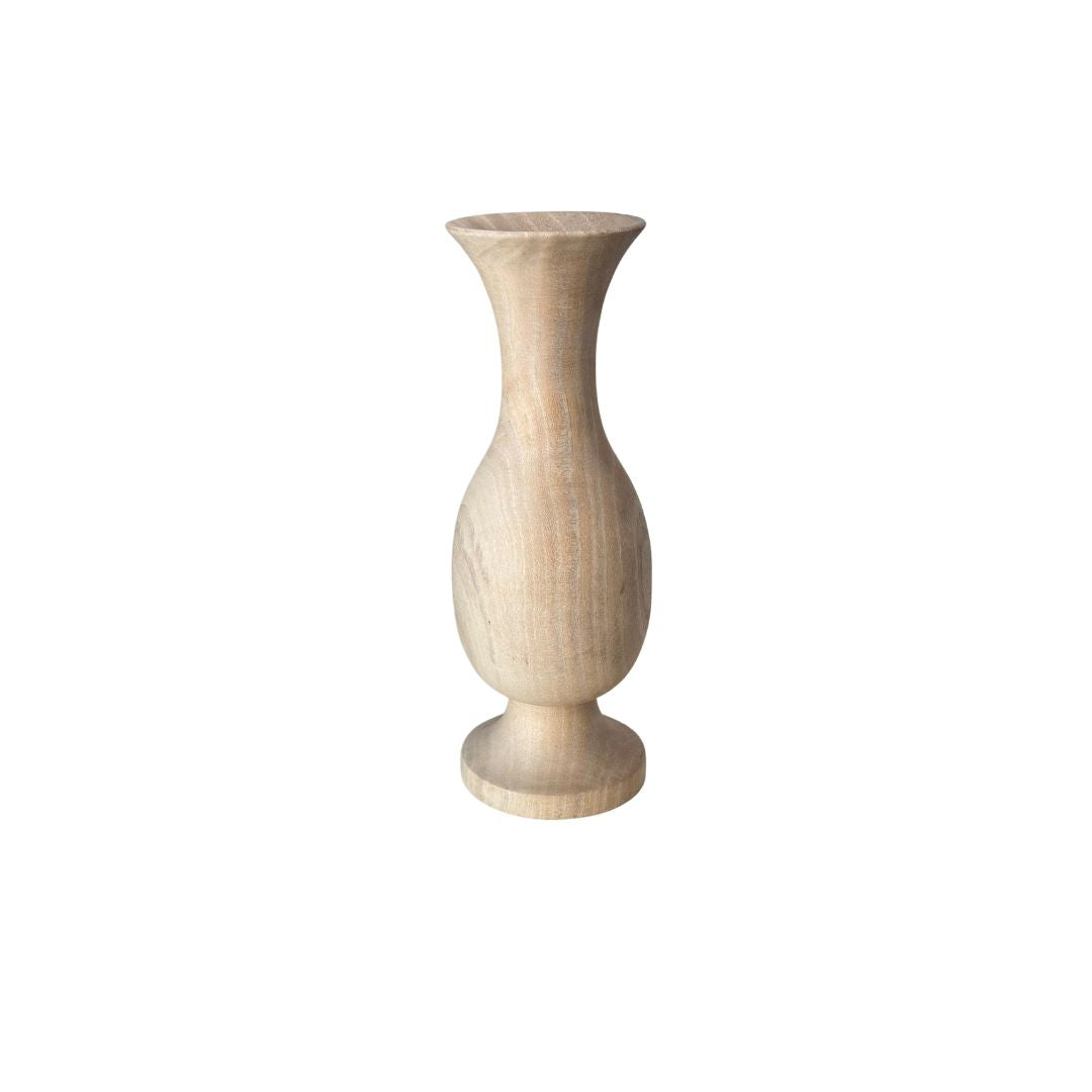 Vase artisanal bois de noyer 1
