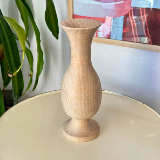 Vase artisanal bois de noyer 1