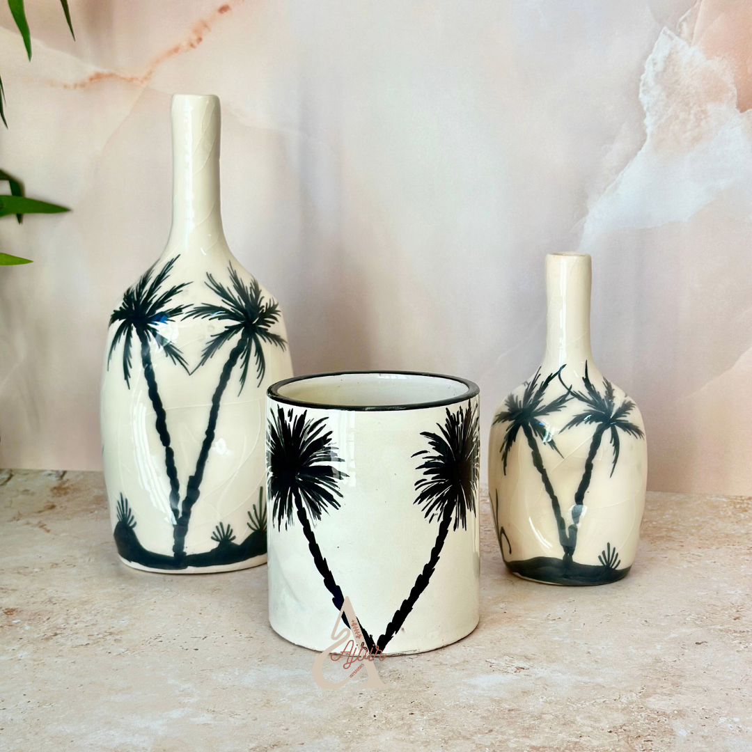 Vase artisanal bouteille Tayniwt