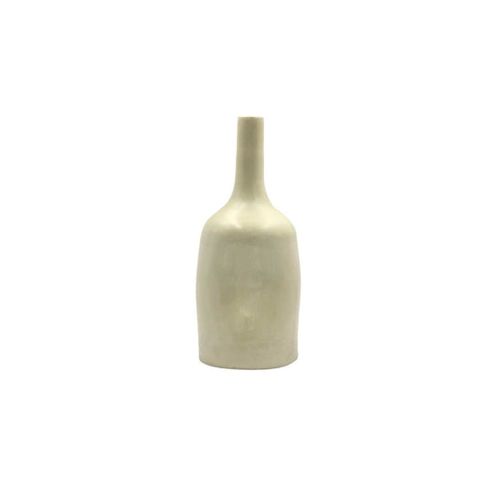 Vase bouteille crème moyen