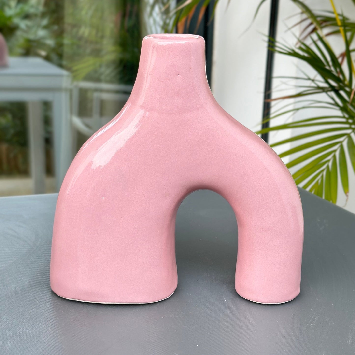 Vase artisanal Azul mat
