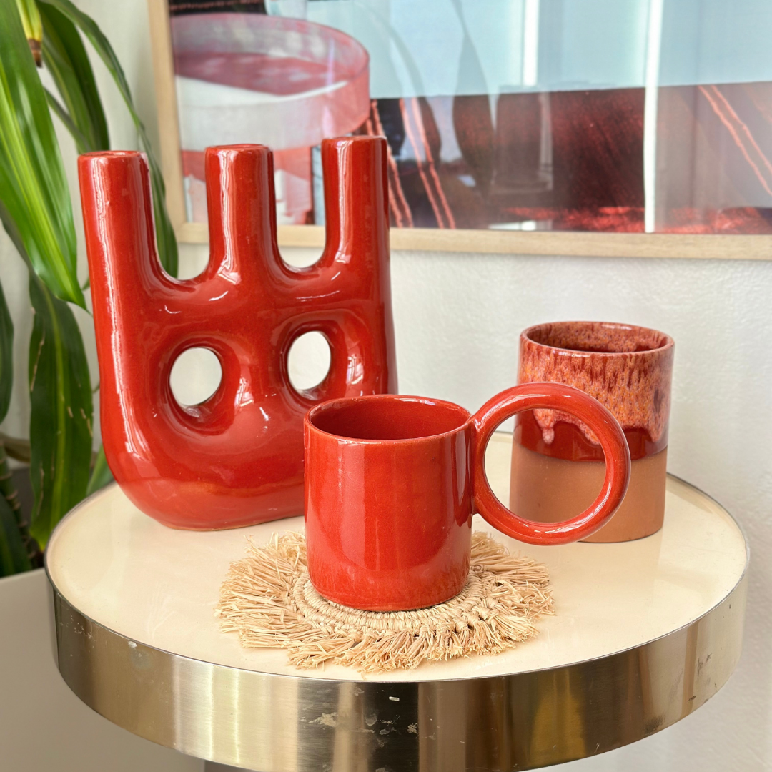 Vase artisanal Afous petit vernis