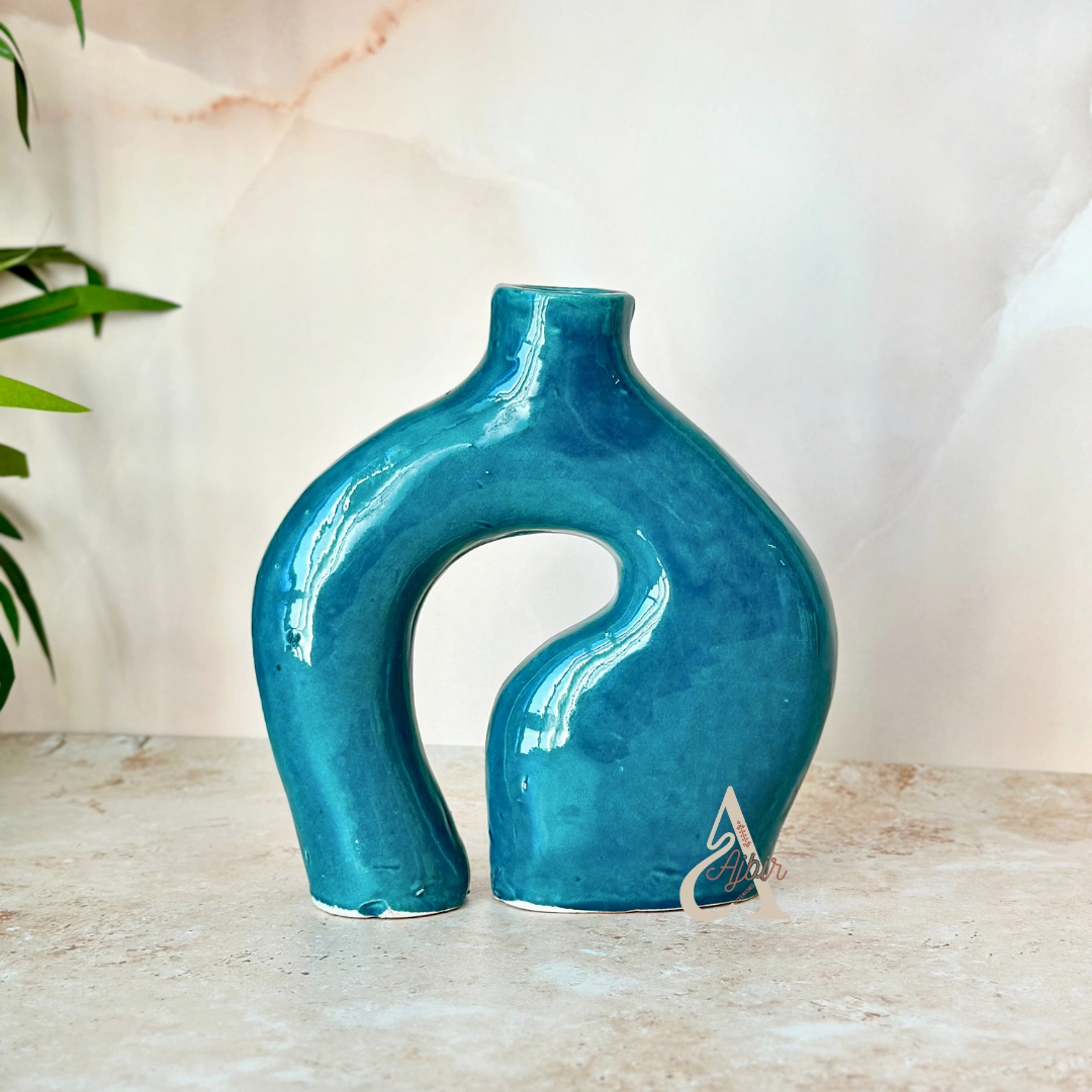 Vase artisanal Atlas vernis