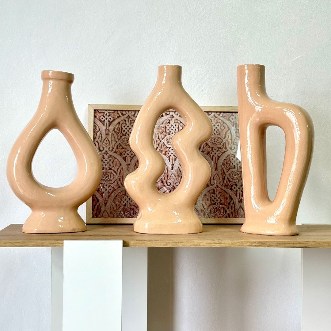 Vase artisanal Anir vernis grand