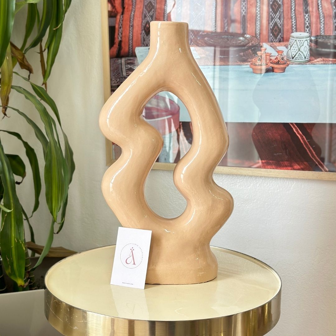 Vase artisanal Anarouz vernis grand