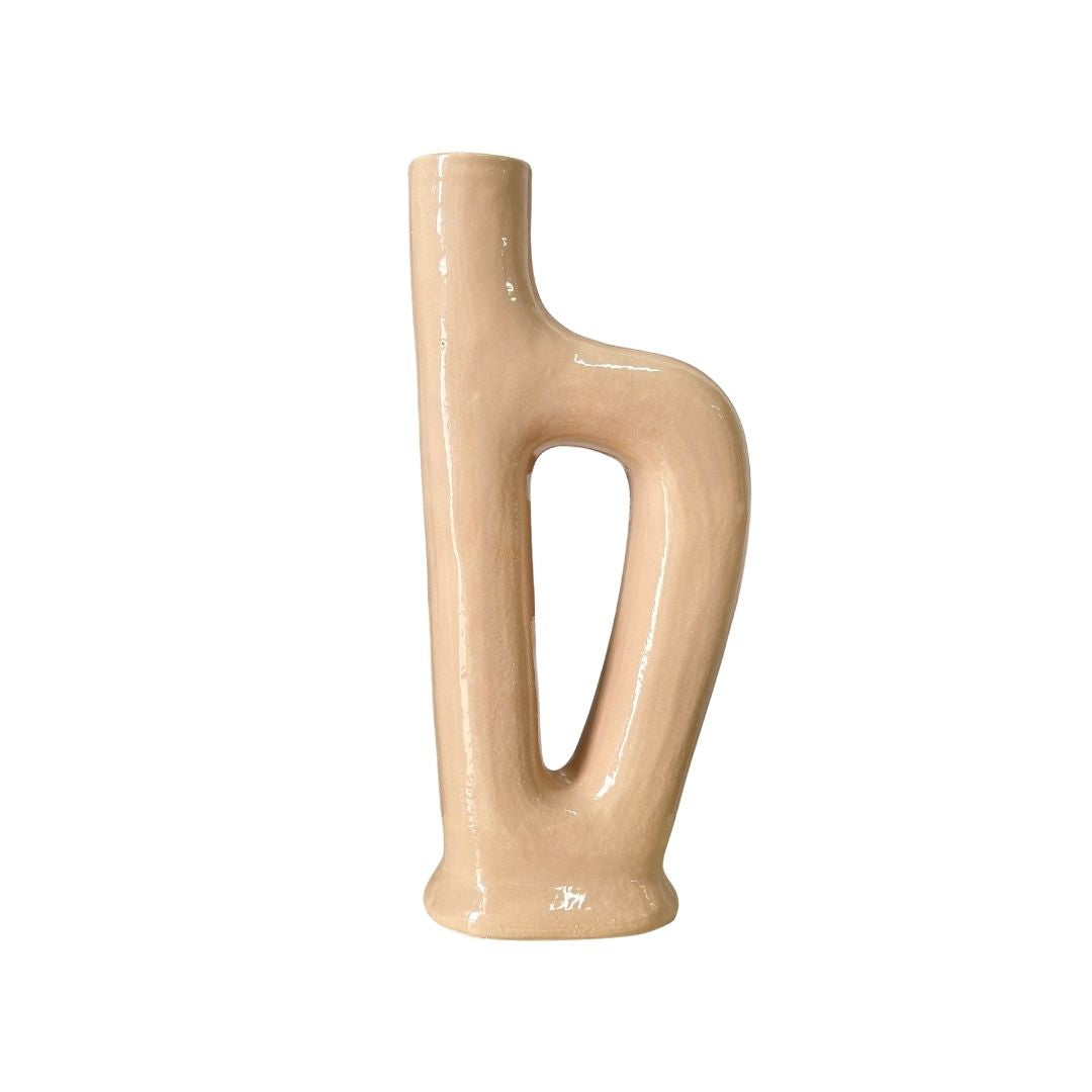 Vase Inana beige