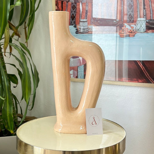 Vase Inana beige