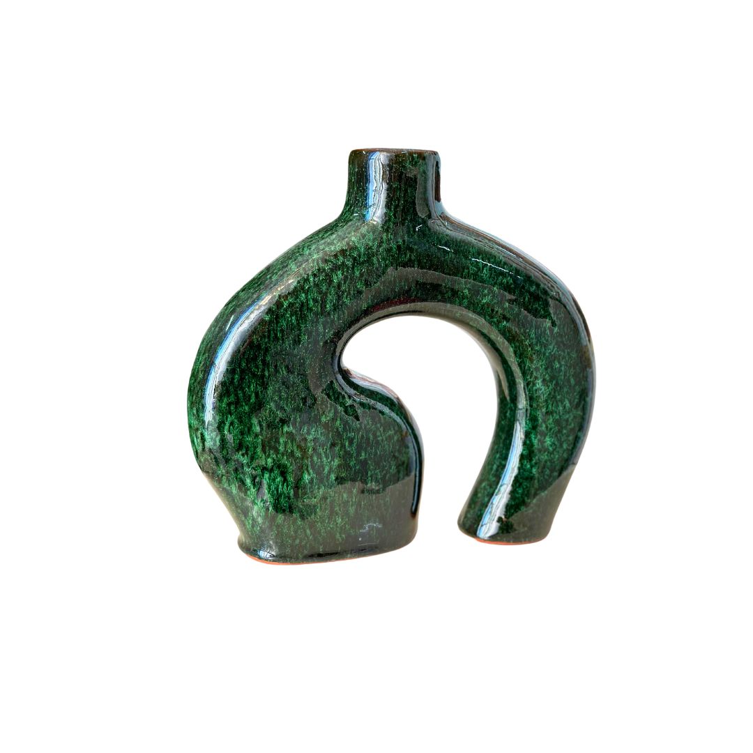 Vase artisanal Atlas vernis