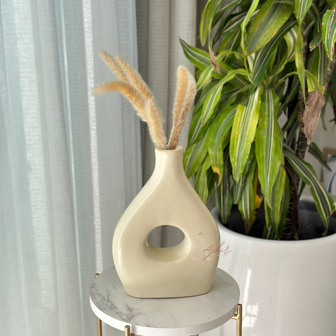 Vase Amaynou crème