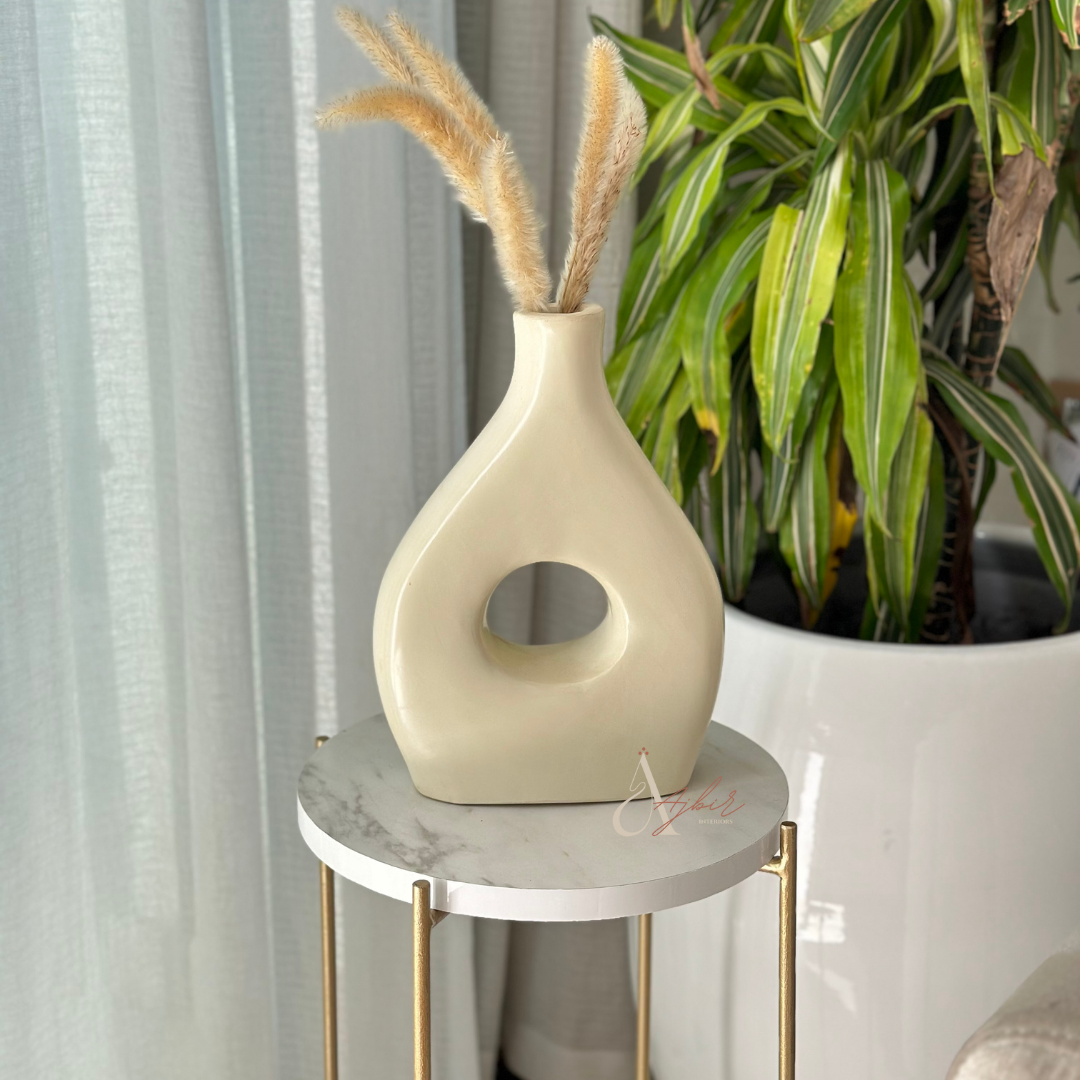 Vase Amaynou crème