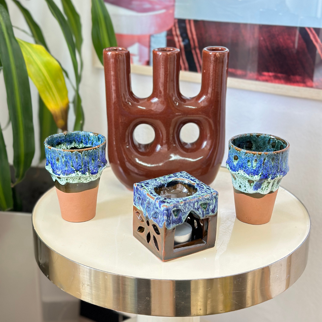 Vase artisanal Afous petit vernis