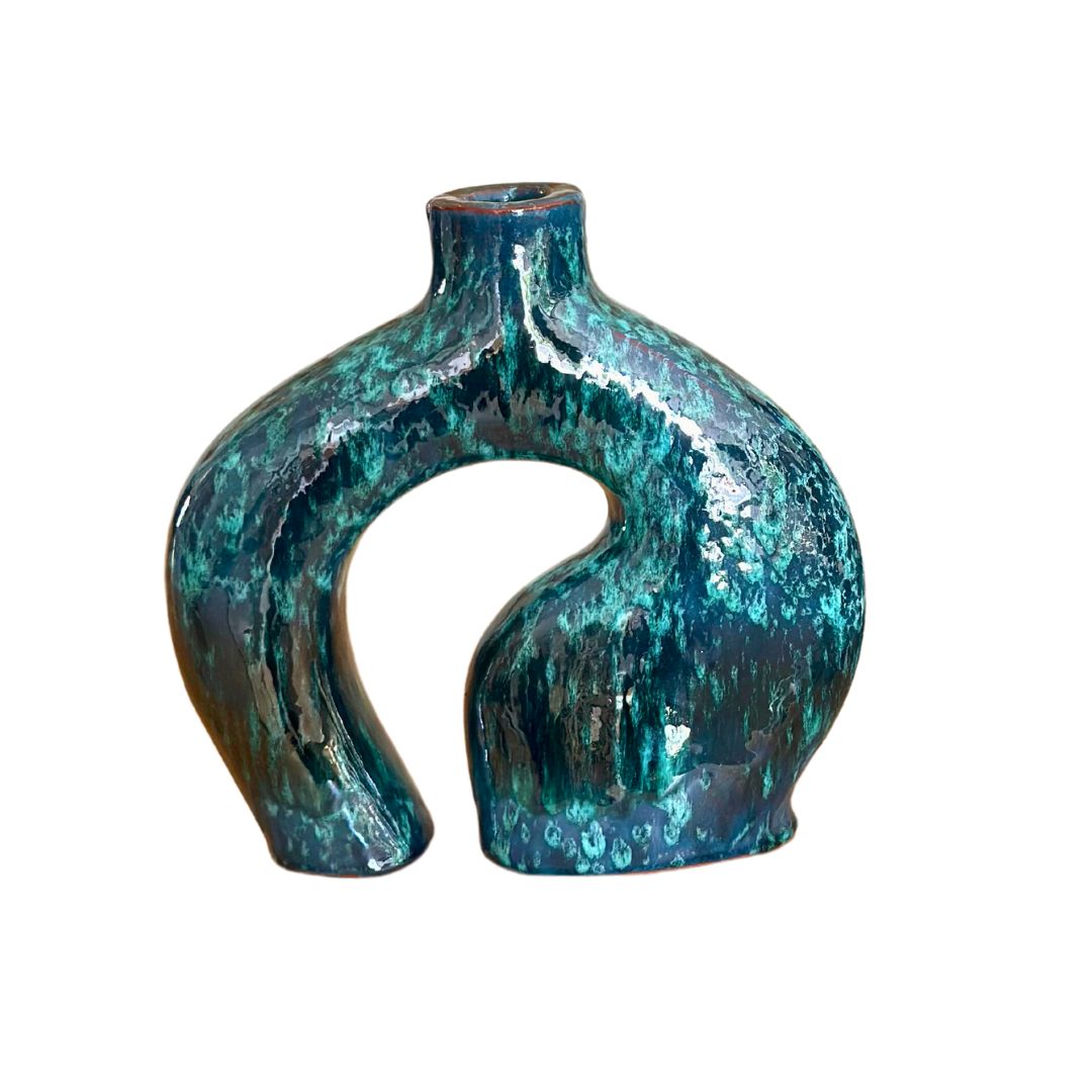 Vase artisanal Atlas vernis