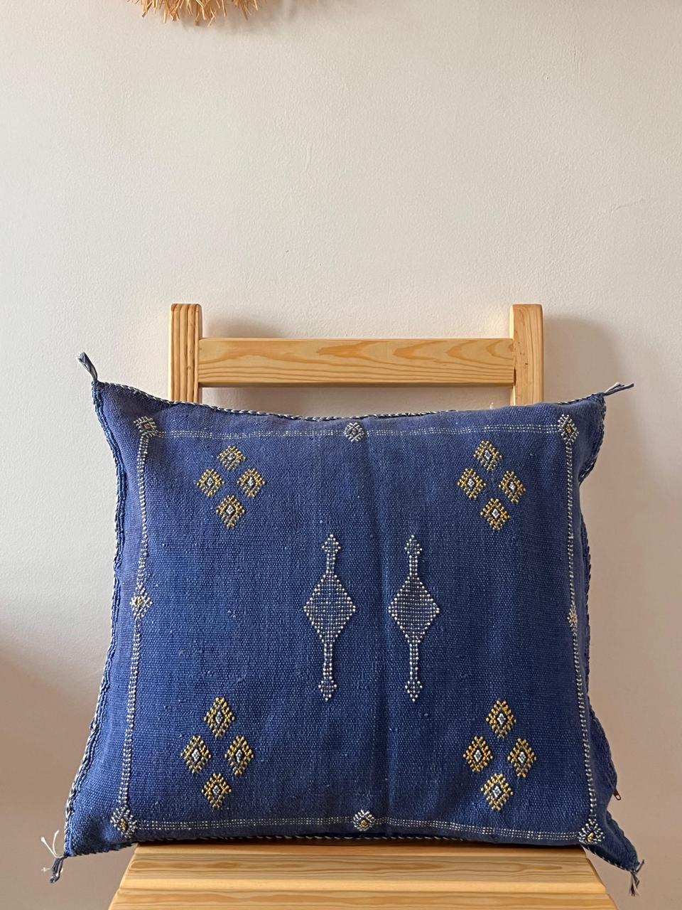 Indigo Amazigh Pillow 50x50cm