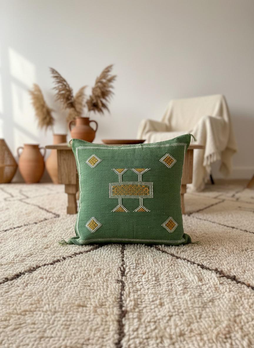 Housse de coussin Sabra (soie de cactus)