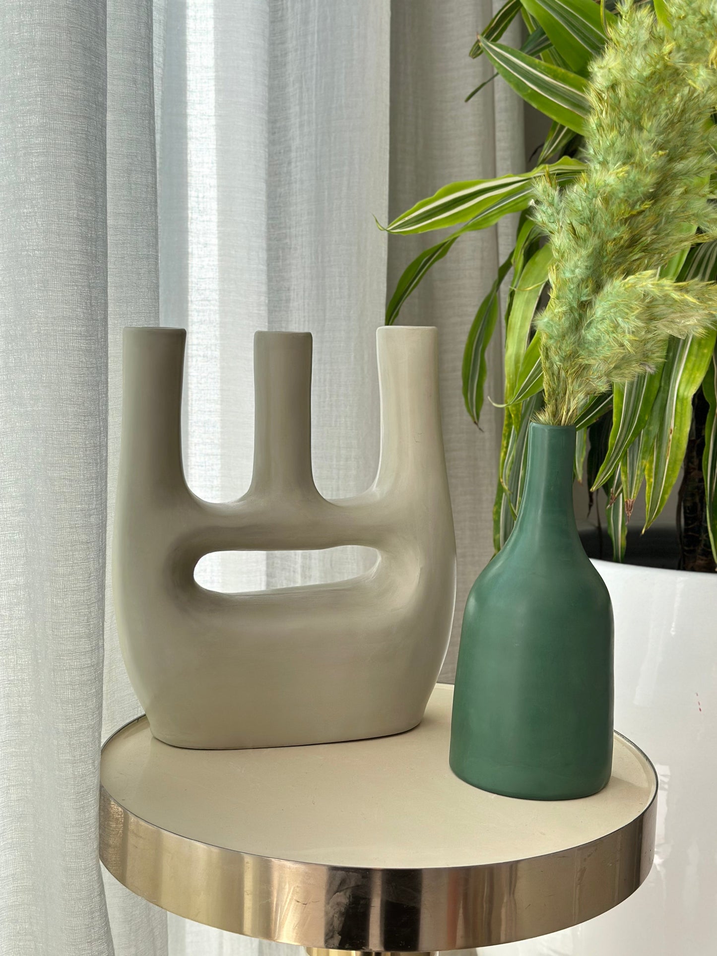 Vase artisanal Afous mat grand