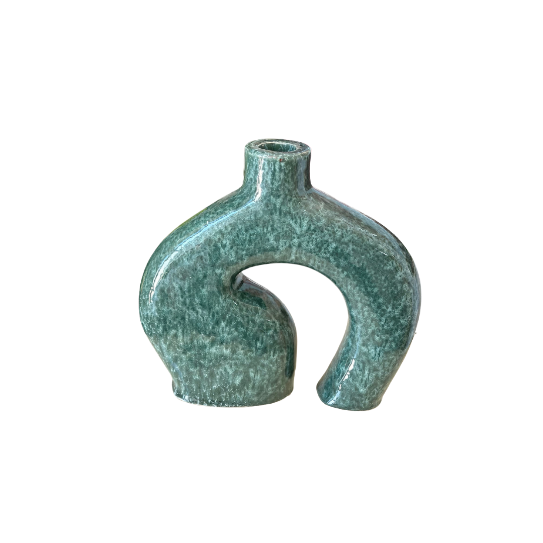 Vase artisanal Atlas vernis
