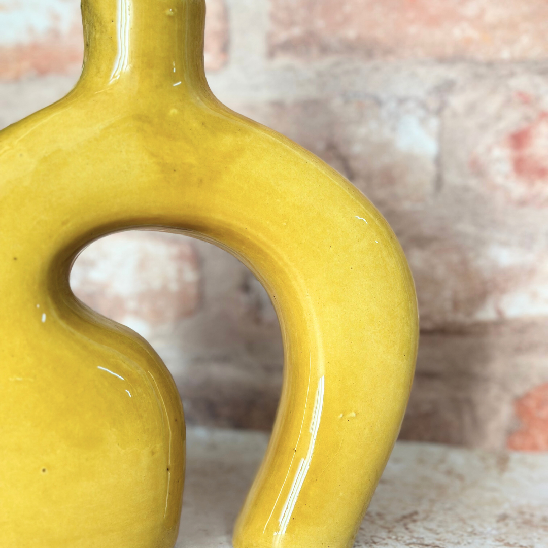 Vase artisanal Atlas vernis