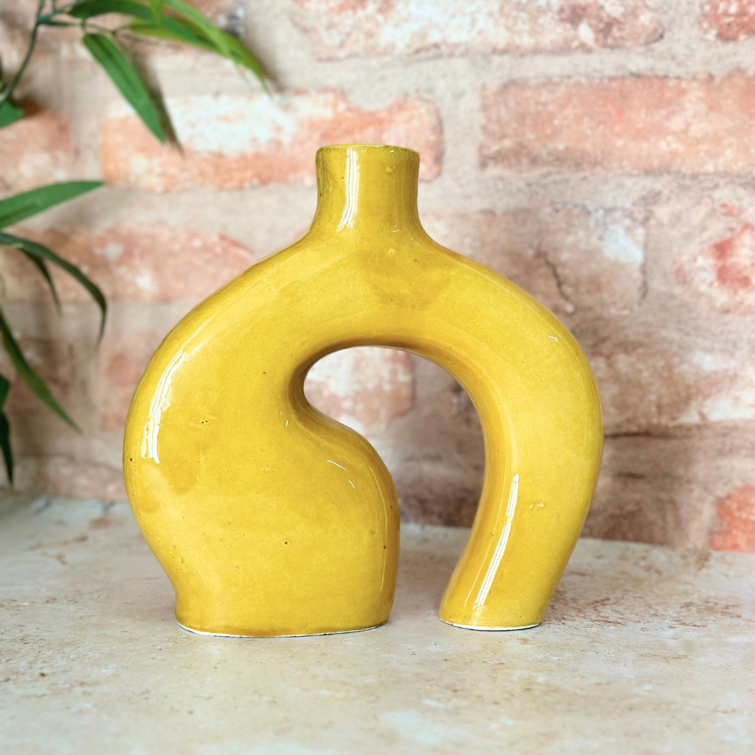 Vase artisanal Atlas vernis