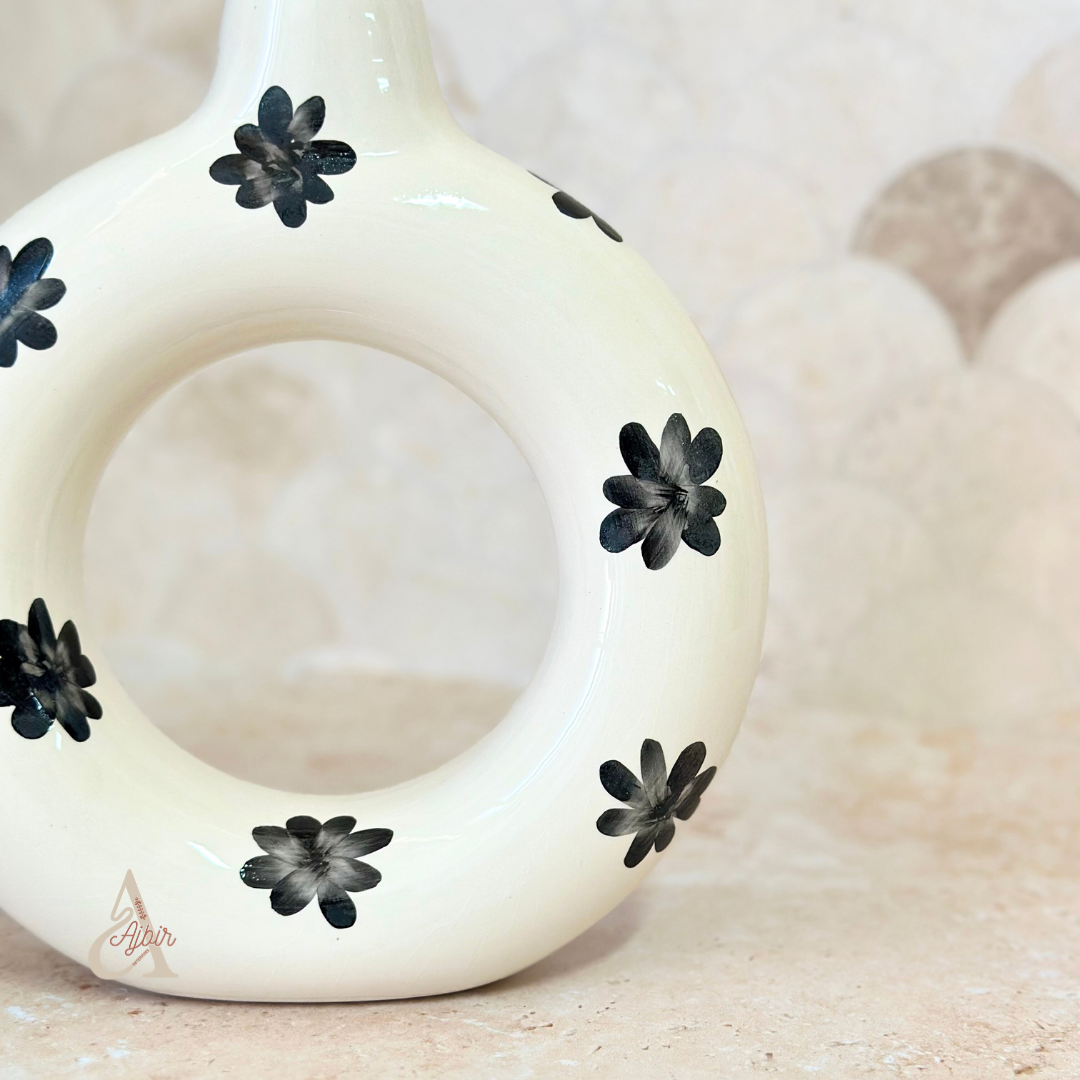 Vase Tafoukt fleuri