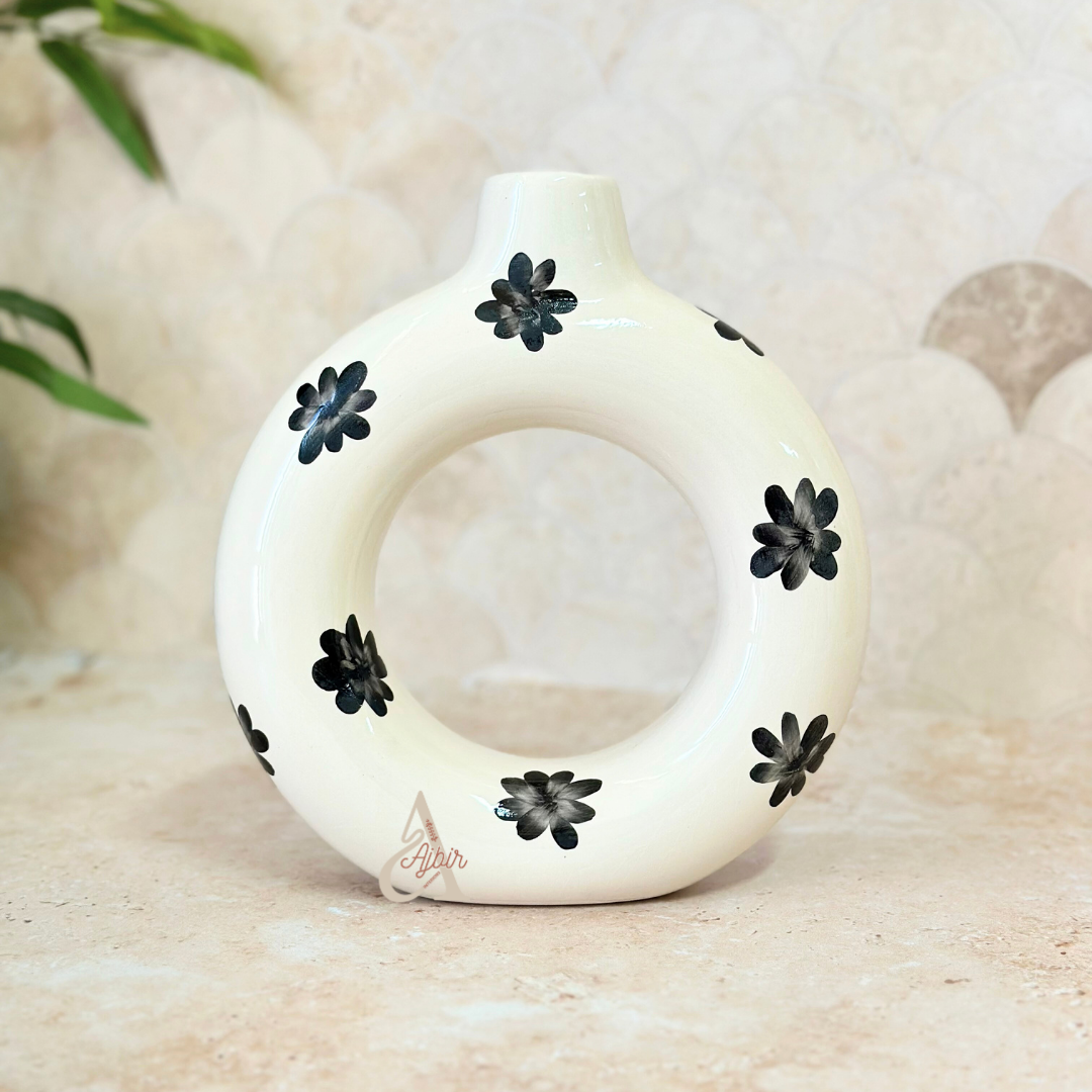 Vase Tafoukt fleuri