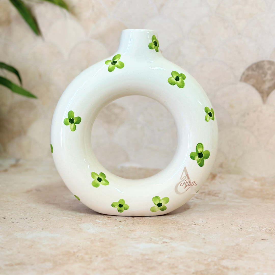 Vase Tafoukt fleuri