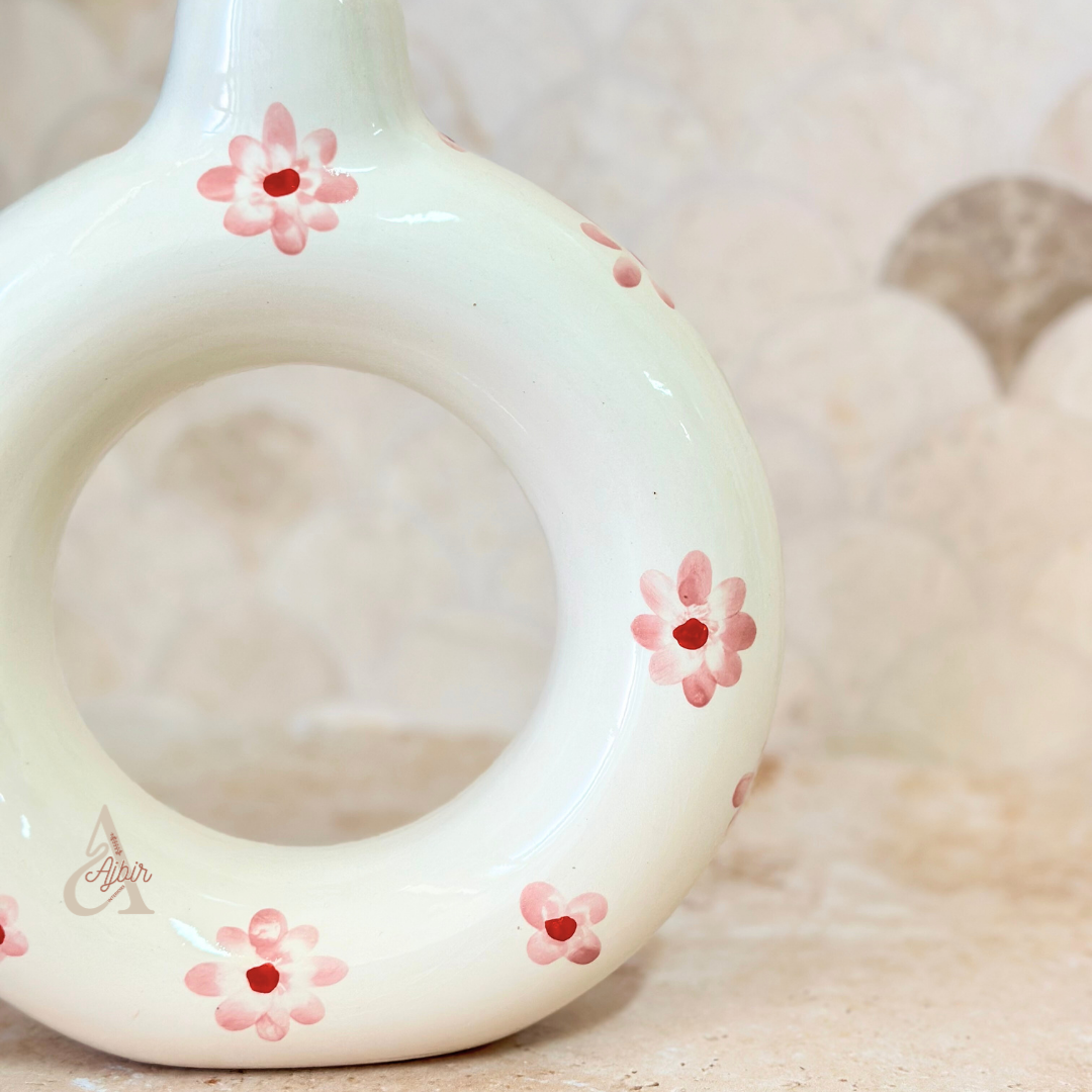 Vase Tafoukt fleuri