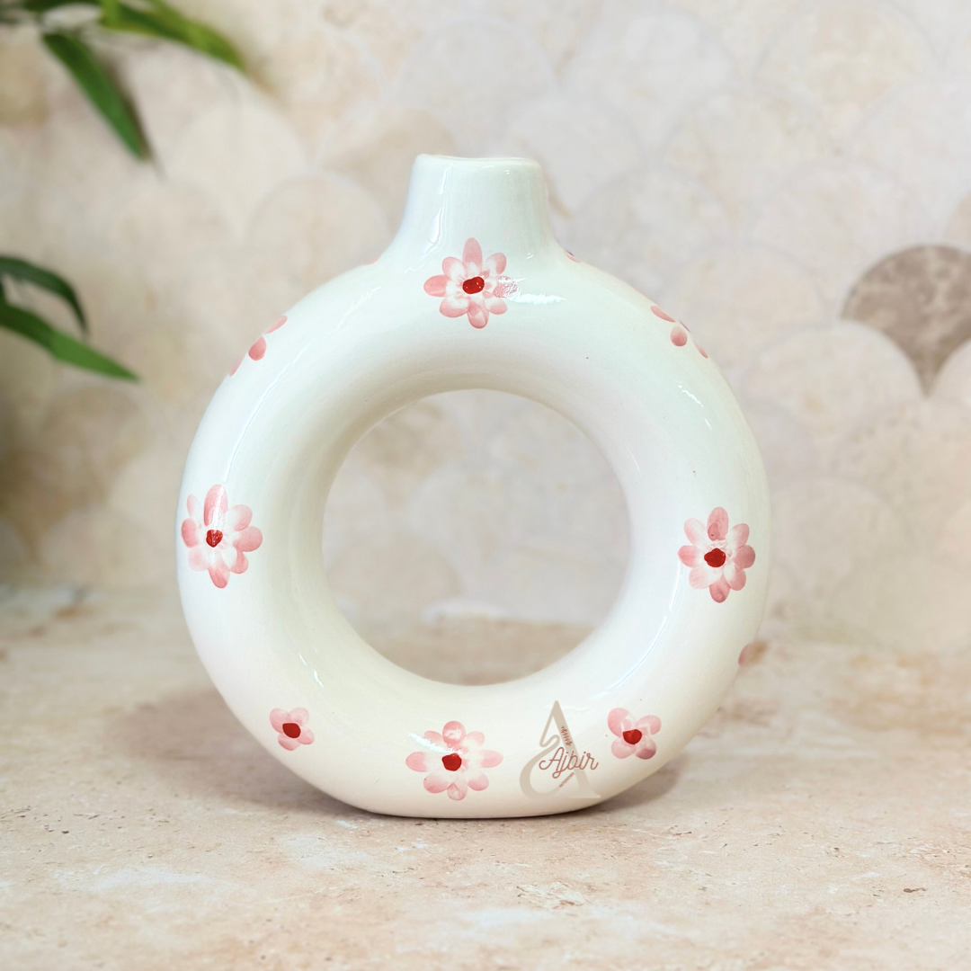 Vase Tafoukt fleuri