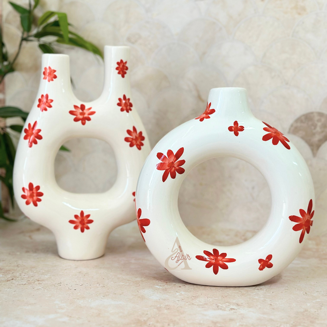Vase Tafoukt fleuri