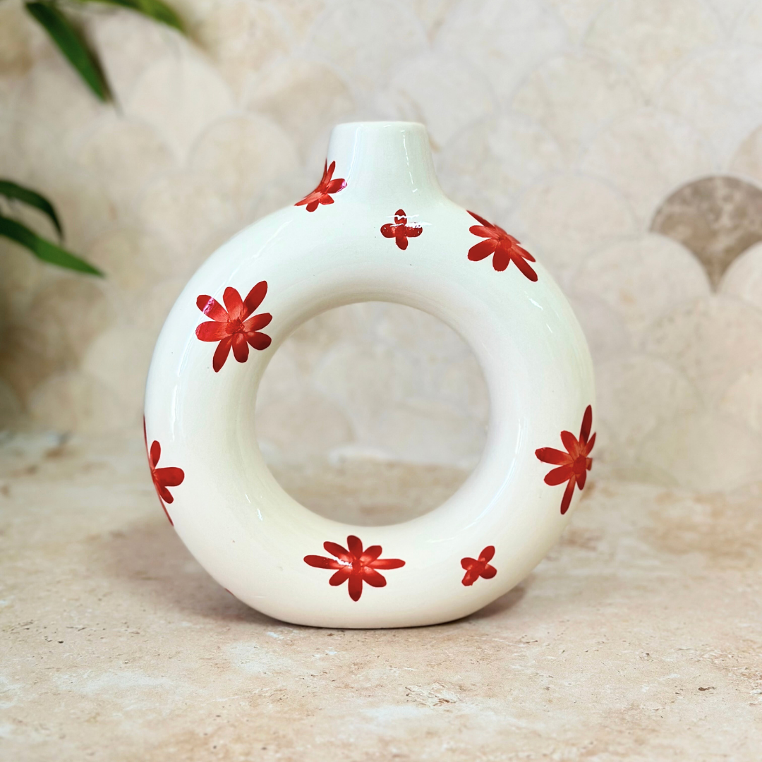 Vase Tafoukt fleuri