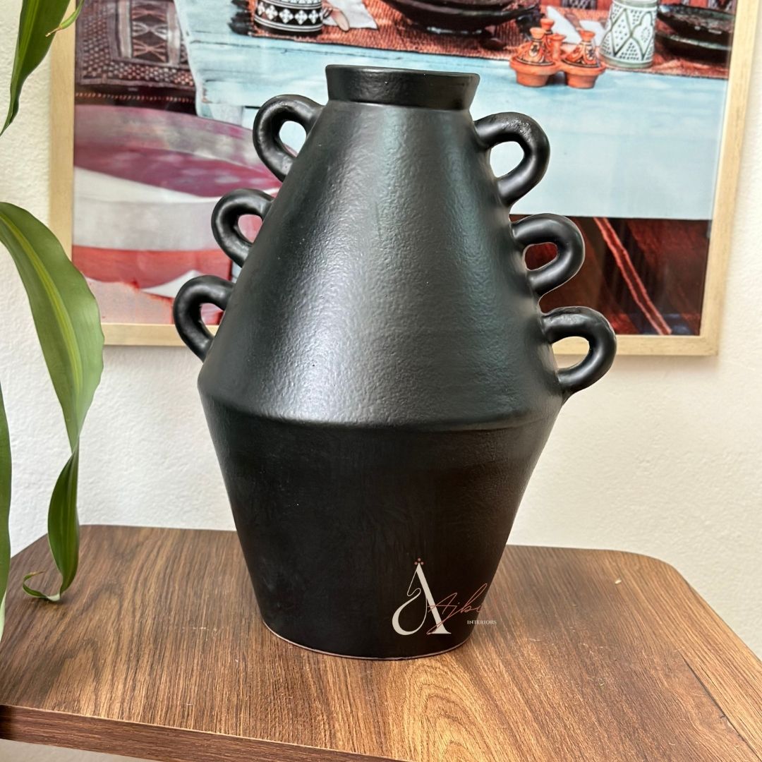 Vase artisanal Adrar mat grand