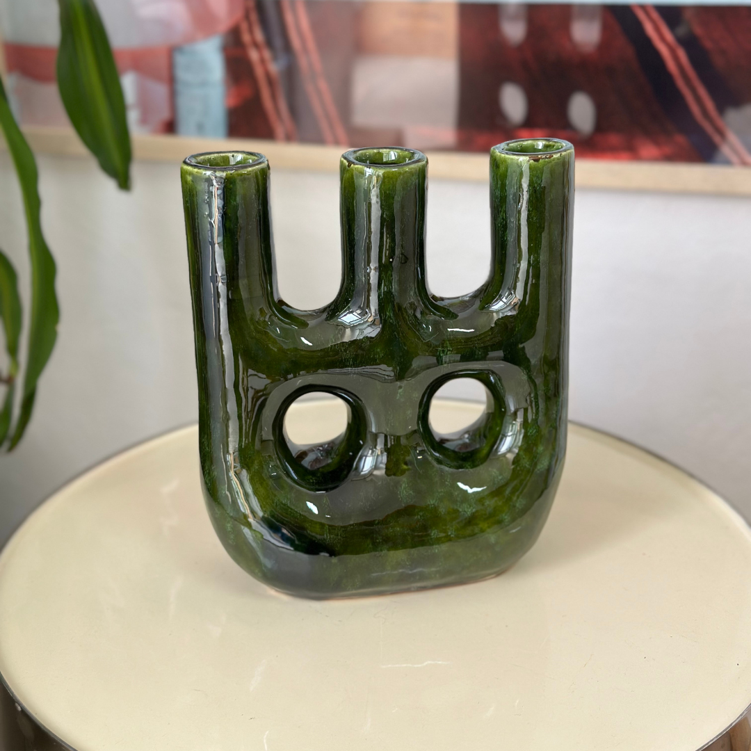 Vase artisanal Afous petit vernis