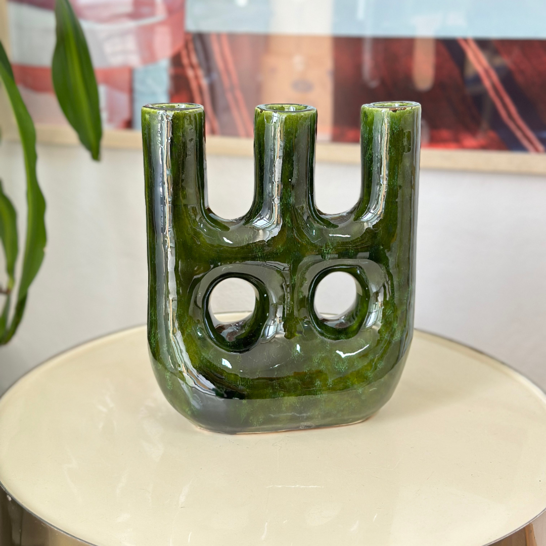 Vase artisanal Afous petit vernis