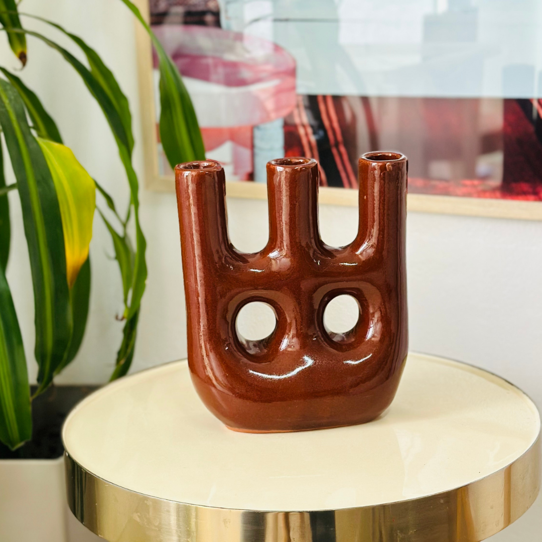 Vase artisanal Afous petit vernis