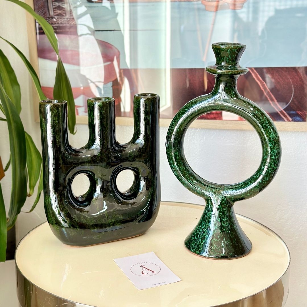 Vase artisanal Afous petit vernis