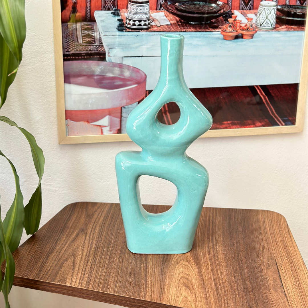 Vase artisanal Agmar vernis